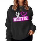 Bff Bestie Best Friend For Two Bffs Girls' Partner Look Sweatshirt Frauen