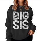 Big Sis Sister Large Sister Partner Look Small Sweatshirt Frauen