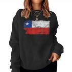 Chile Chile Flag Chille For MenWomenNagersChildren's Sweatshirt Frauen