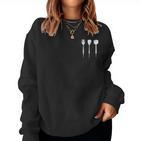 Darts Motif Women's Darts Darts Women Sweatshirt Frauen