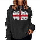 England Flag For And Women Sweatshirt Frauen