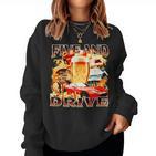 Five And Drive Car For Women Sweatshirt Frauen