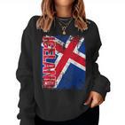 Iceland Flag Women's Children's Iceland Sweatshirt Frauen