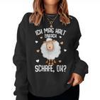 Ich Mag Halt Schafe Schaf Children's Girls' Women's Sweatshirt Frauen