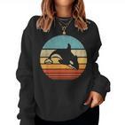 Killer Whale Retrointage 60S 70S Orca Lover Sweatshirt Frauen