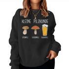 Kleine Pilzkunde Glückspilz Beer Sweatshirt Frauen