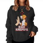 Mama Beagle Sweatshirt Frauen