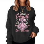 Mein Dirndl Ist In Der Wäsche Costume Women's Costume Sweatshirt Frauen