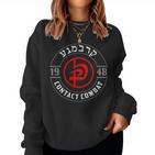 Old School Krav Maga Hebrew Symbol Logo For And Women Sweatshirt Frauen