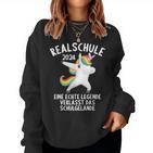 Realschule Bestanden Women's Realschulabschluss 2024 Sweatshirt Frauen