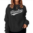 Riesling Wine Festival Winzer Wine Sweatshirt Frauen