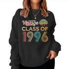 Vintage Class Of 1996 Classic Retro Geburtstagsgeschenk Männer Frauen Sweatshirt Frauen