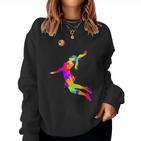 Volleyball Girls'olleyball Women's Sweatshirt Frauen