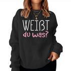 What I Will Be A Big Sister Sweatshirt Frauen