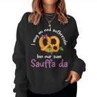 Women's I Mog Mi Ned Aufbrezeln Folk Festival Costume Dirndl S Sweatshirt Frauen