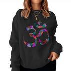 Yoga Om Symbol Outfit Yogi Yoga Teacher Sweatshirt Frauen