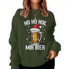 Christmas Beer Fun Sweatshirt Frauen