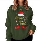 Women's Grandma Claus Matching Christmas Pyjamas Grandma Sweatshirt Frauen