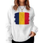 Romania Flag Women's Romania Sweatshirt Frauen