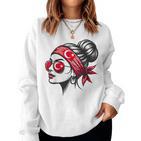 Türkiye Girls' Turkey Turkish Kizi Women's Turkish Flag Sweatshirt Frauen