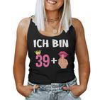 Alte Schachtel Ich Bin 39 Plus 40Th Birthday S Tank Top Frauen