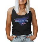 Born In 1984 Retro 80Er Jahre Stil Geburtstag Für Männer Und Frauen Tank Top Frauen