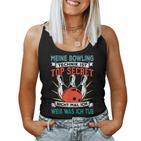 Bowling Ball Bowling Bowling Tank Top Frauen