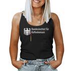 Bundesinstitut Für Kaffeekonsum Saying Fun Coffee Tank Top Frauen