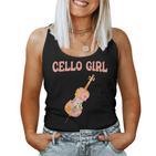 Cello Girl Cello Playerioloncello Cellist S Tank Top Frauen