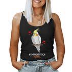 Cockatiel Mum Parrot Bird Cockatiel S Tank Top Frauen