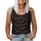 Coffee Coffee Café Coffee Drinker Coffee Lover Tank Top Frauen