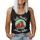 Cool Girls Ride Scooter Strong & Two Stroke Fans Tank Top Frauen