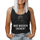 German Meme Grandma Was Machen Sachen Tank Top Frauen