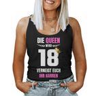 Girls' Die Queen Wird 18 Birthday Honour Tank Top Frauen