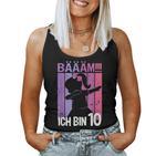 Girls' Ich Bin 10 Jahre Dab Tank Top Frauen