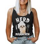 Herdmännchen I Chef's Hat Meerkat For And Women Tank Top Frauen