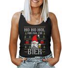 Ho Ho Hol Mir Mal Ein Bier Christmas Children Women Tank Top Frauen