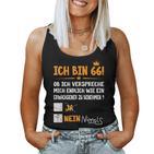 Ich Bin 66 Jahre Adult Birthday S Tank Top Frauen