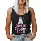 Ich Werde Große Cousin 2025 Unicorn Girls' Cousin Tank Top Frauen