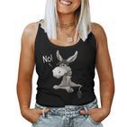 Nö Grummeliger Donkey Casual Stures Störrische Maultier Tank Top Frauen