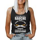 Smoking Beer Cigarettes Slogan Smoking Tank Top Frauen