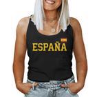 Spain For Children Spanish Flag Red España Blue Tank Top Frauen