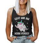 Women's Geht Mir Am Hornorbei Unicorn Tank Top Frauen