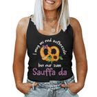 Women's I Mog Mi Ned Aufbrezeln Folk Festival Costume Dirndl S Tank Top Frauen