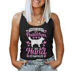 Women's Orsichtor Dem Frauchen Hund Ist Harmlos Tank Top Frauen