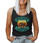 Women's Rentner Zeit Für Camping Ruhestand Pension Pension Tank Top Frauen