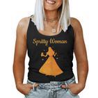 Women's Spritty Woman Beer Alcohol Saufen Trinkerin Malle Jga Saying Tank Top Frauen