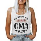 Befördert Zur Oma 2024 Oma 2024 Tank Top Frauen