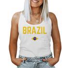 Brazil Flag Women's Children's Brazil Green Tank Top Frauen