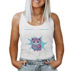 Children's Ich Rocke Jetzt Die Schule Cute Owl For School Tank Top Frauen